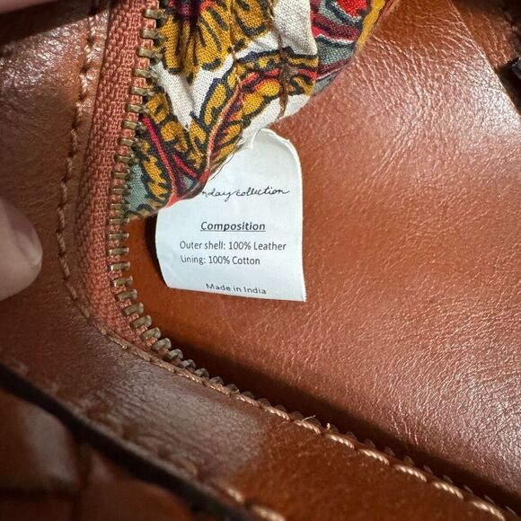 Noonday collection Monterrey leather basket weave bag - Picture 12 of 13